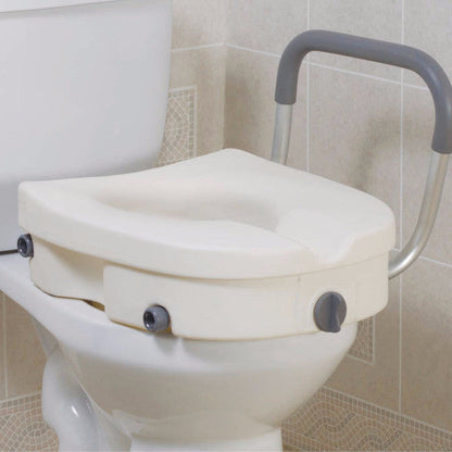 Drive Medical 2-in-1 Locking Raised Toilet Seat