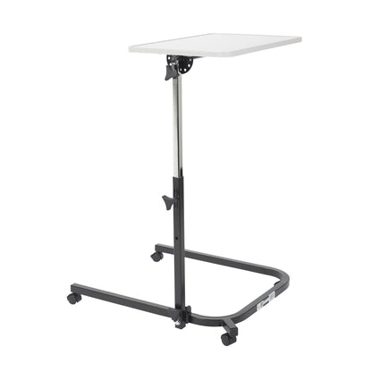 Drive Medical Pivot and Tilt Adjustable Overbed Table