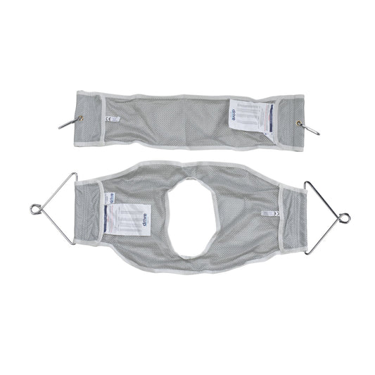 Two Piece Patient Lift Sling with Commode Opening