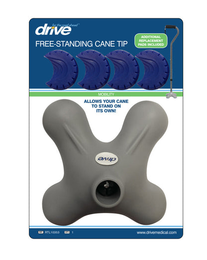 Free Standing Cane Tip By Drive Medical