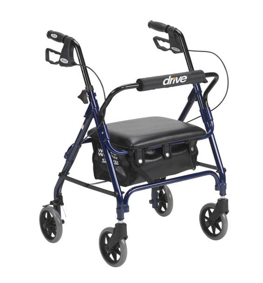 DRIVE Aluminum Junior Rollator, 6" Casters