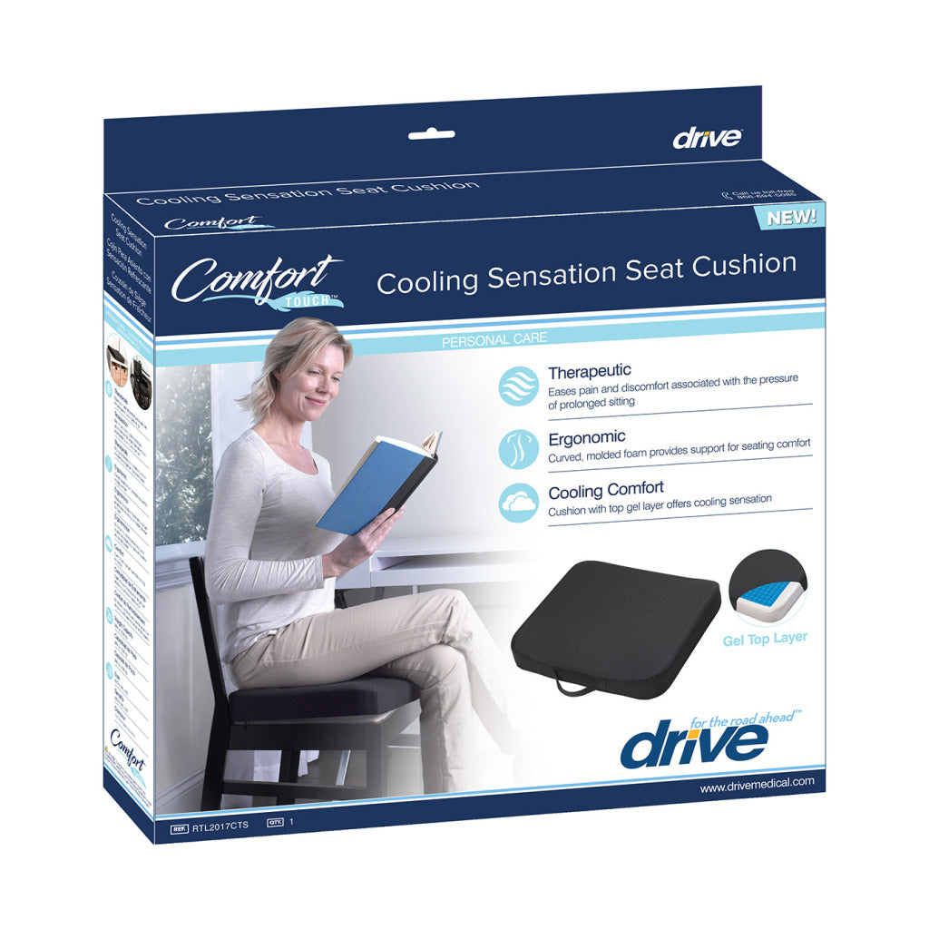 Comfort Touch Cooling Sensation Seat Cushion By Drive Medical