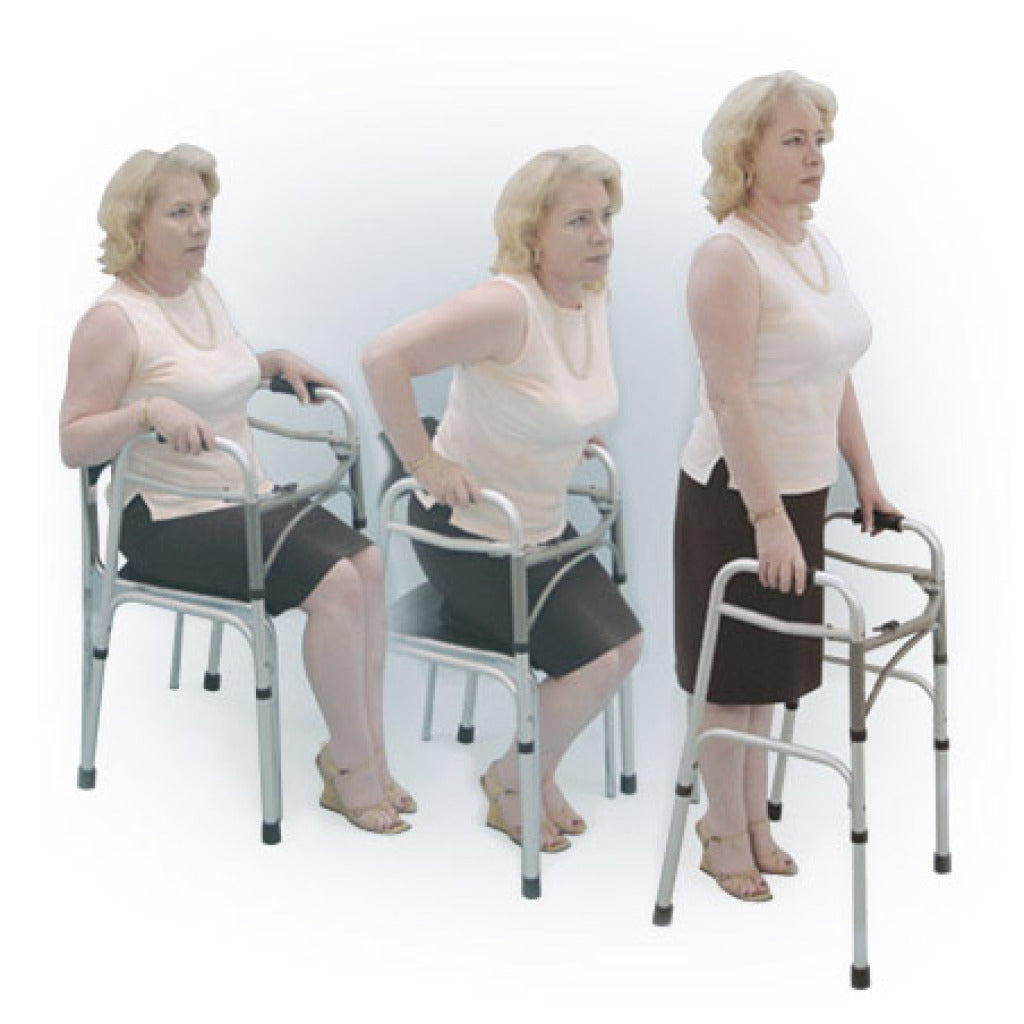 Deluxe Two Button Folding Walker By Drive Medical