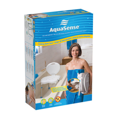 AquaSense Ergonomic Folding Bath Seat