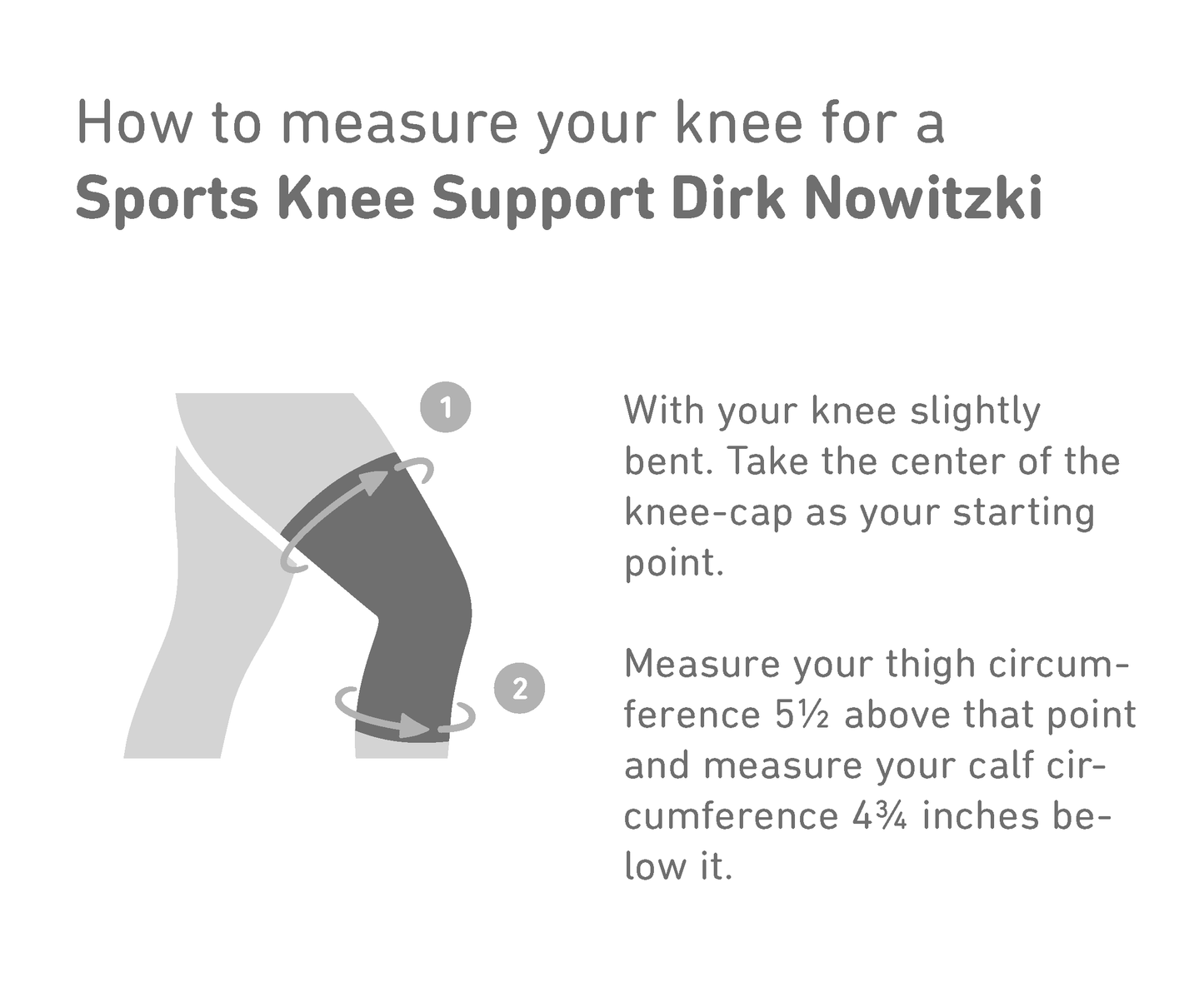 Bauerfeind Sports Knee Support Dirk Nowitzki