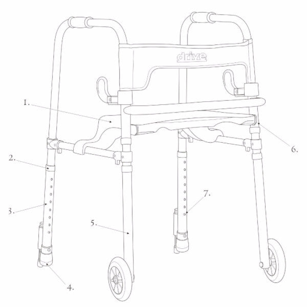 Parts For Clever-Lite LS Adult Walker