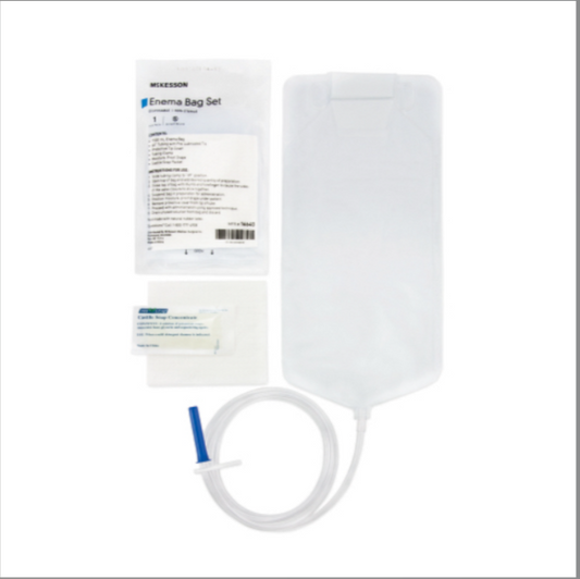 McKesson Enema Bag Set NonSterile 1500 mL