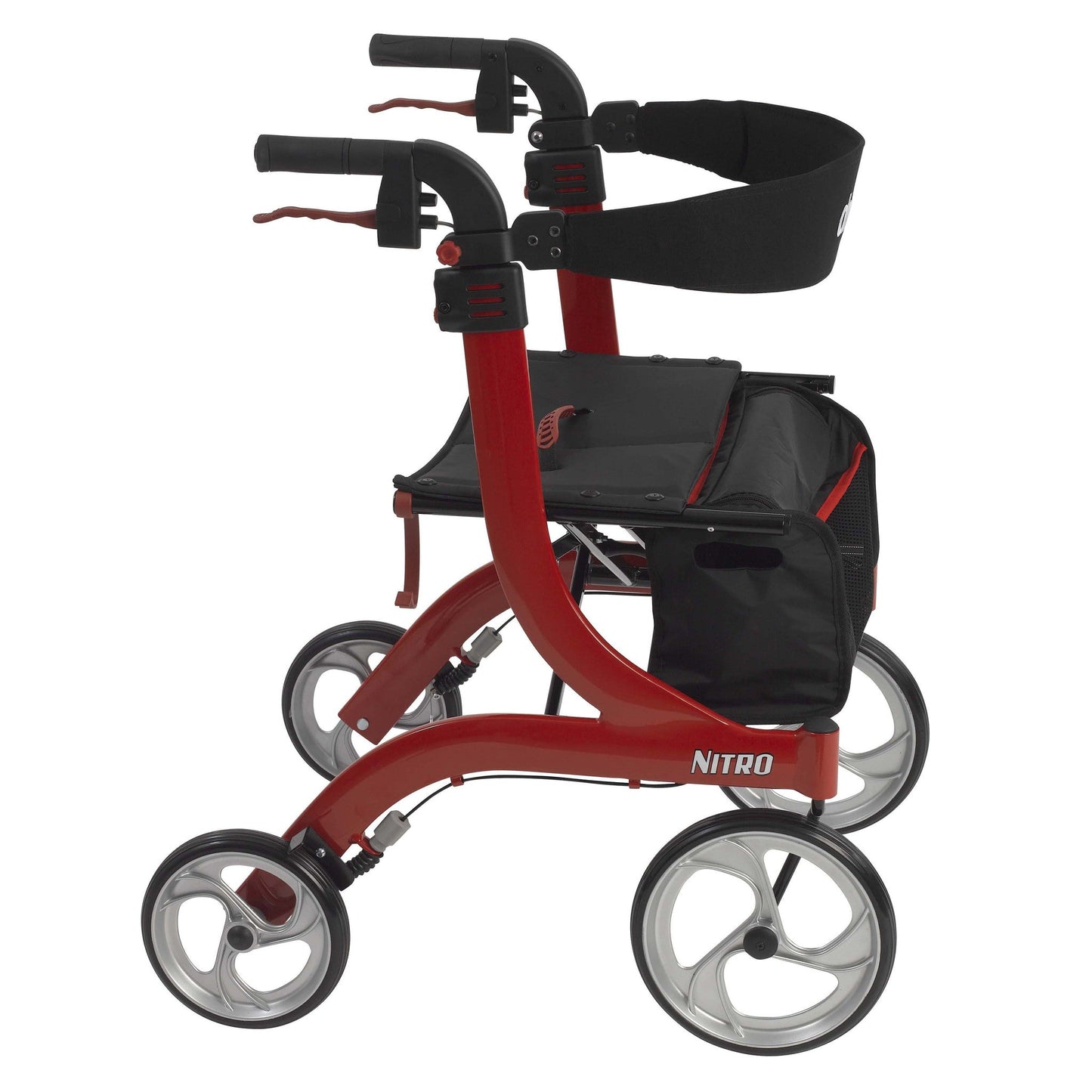 Nitro Euro Style Tall Walker Rollator 10" Casters