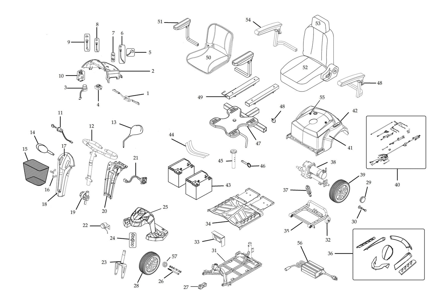 Ventura 3 Replacement Parts