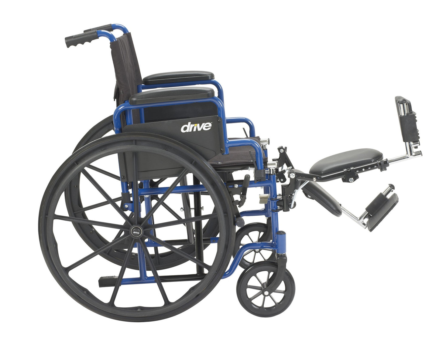 Blue Streak Wheelchair with Flip Back Desk Arms