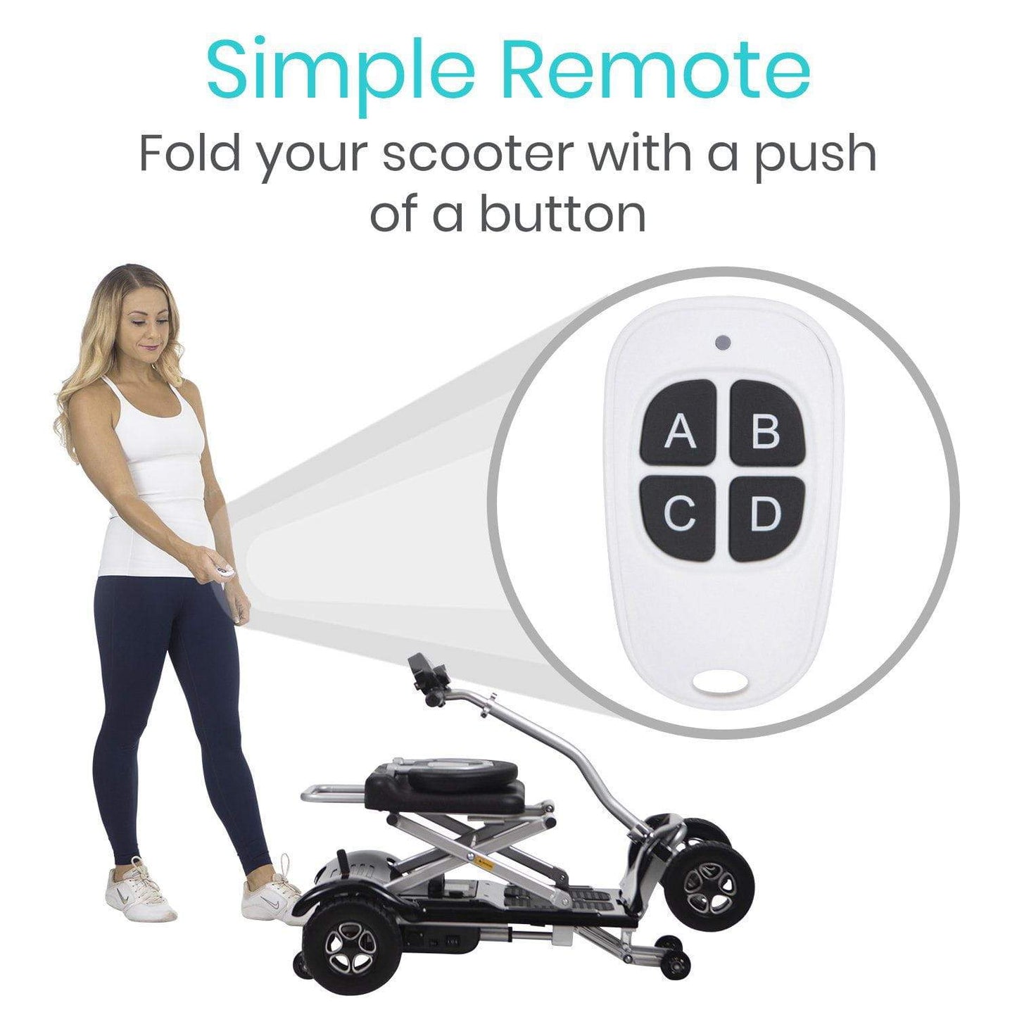 Vive Folding Mobility Scooter