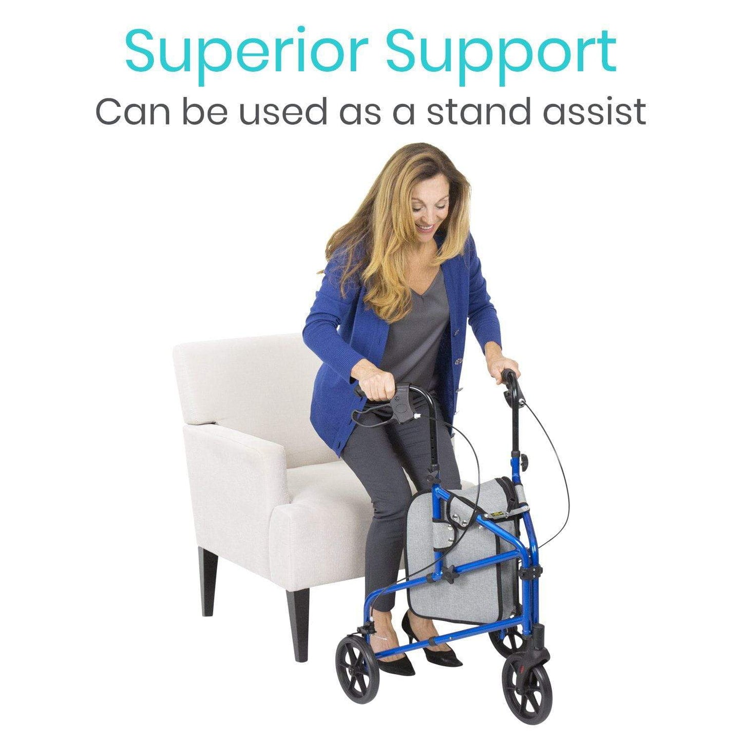 Vive Health 3 Wheel Rollator