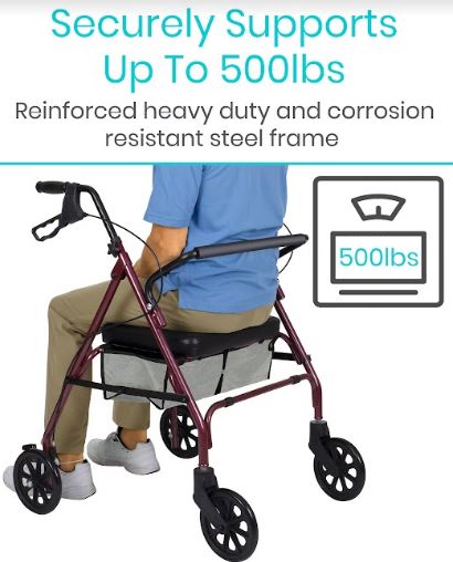 Vive Bariatric Rollator