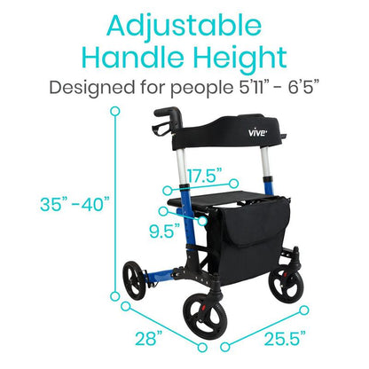 Vive Foldable Rollator Series T