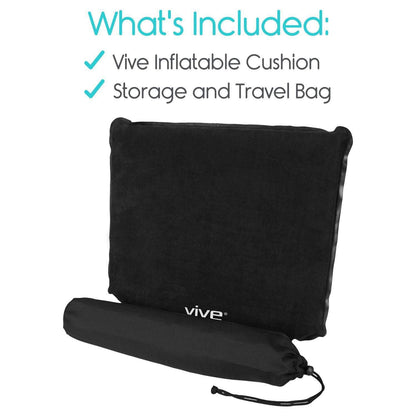 Inflatable Seat Cushion By Vive Health