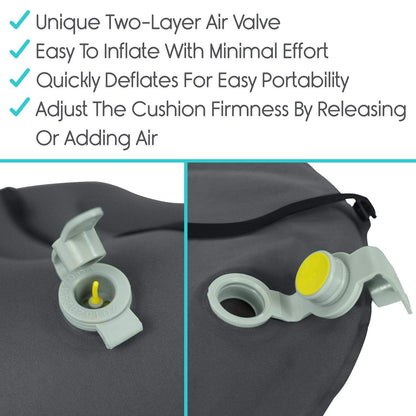 Inflatable Lumbar Cushion By Vive Health