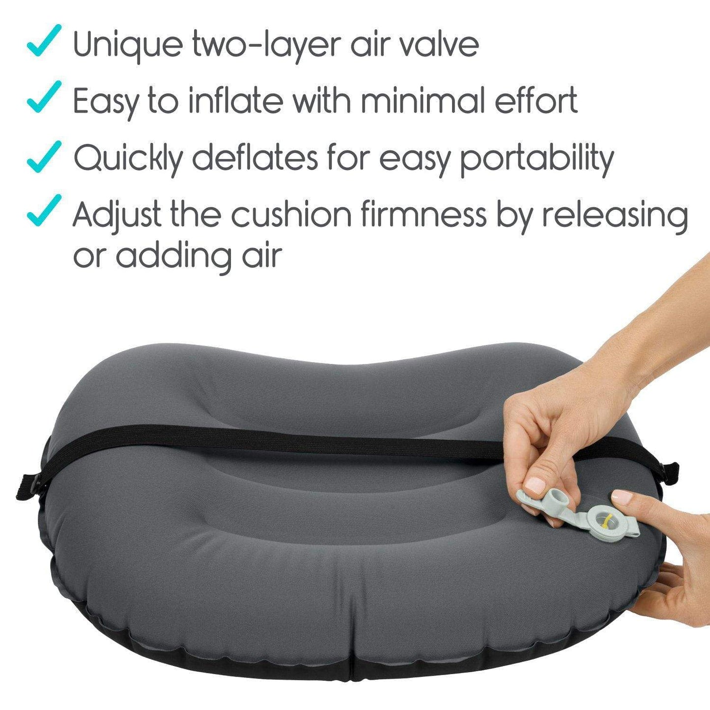 Inflatable Lumbar Cushion By Vive Health