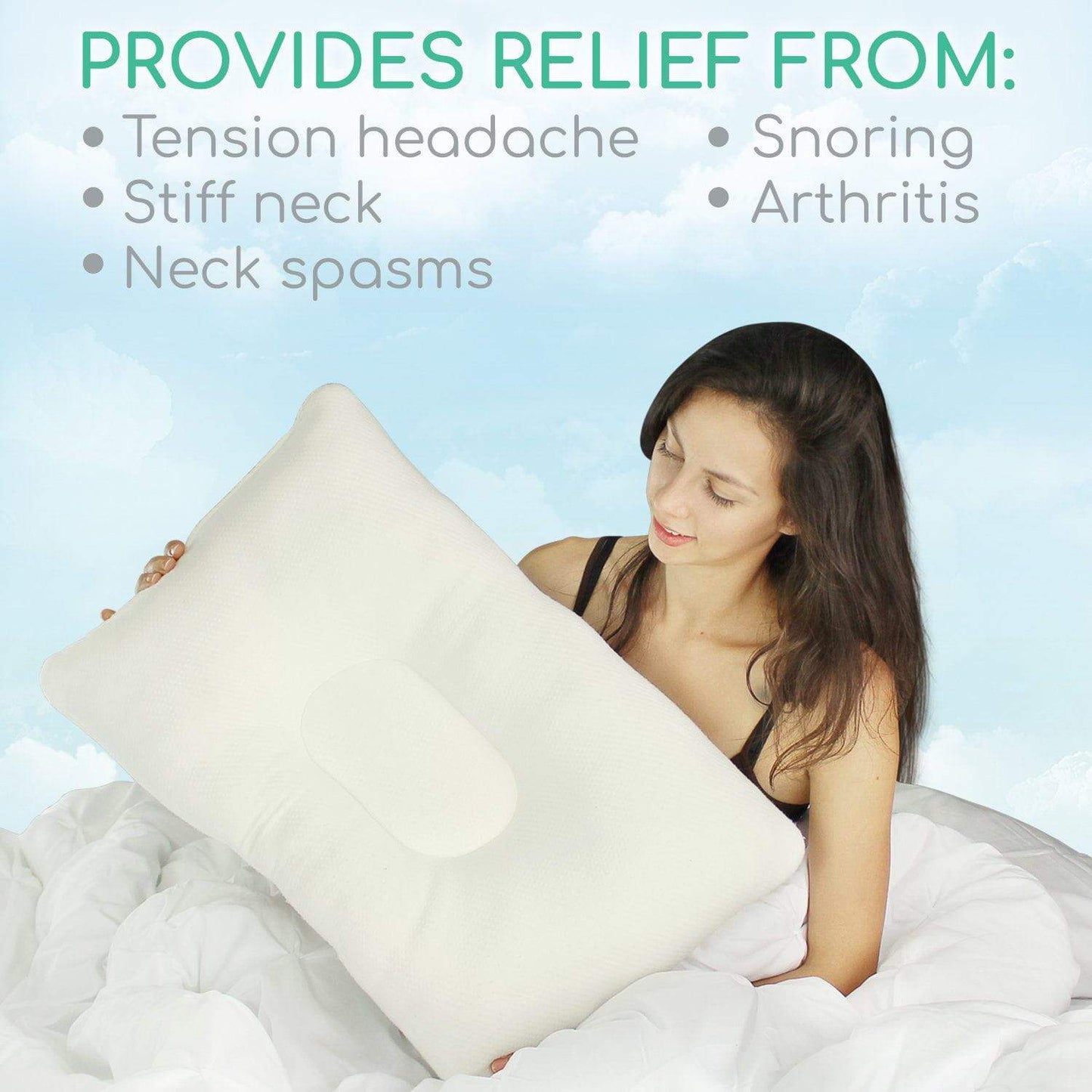 Standard Cervical Pillow By Vive Health