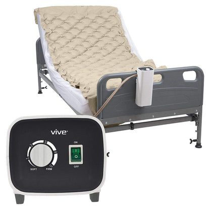 Vive Alternating Pressure Pad - Includes Mattress Pad and Electric Pump System