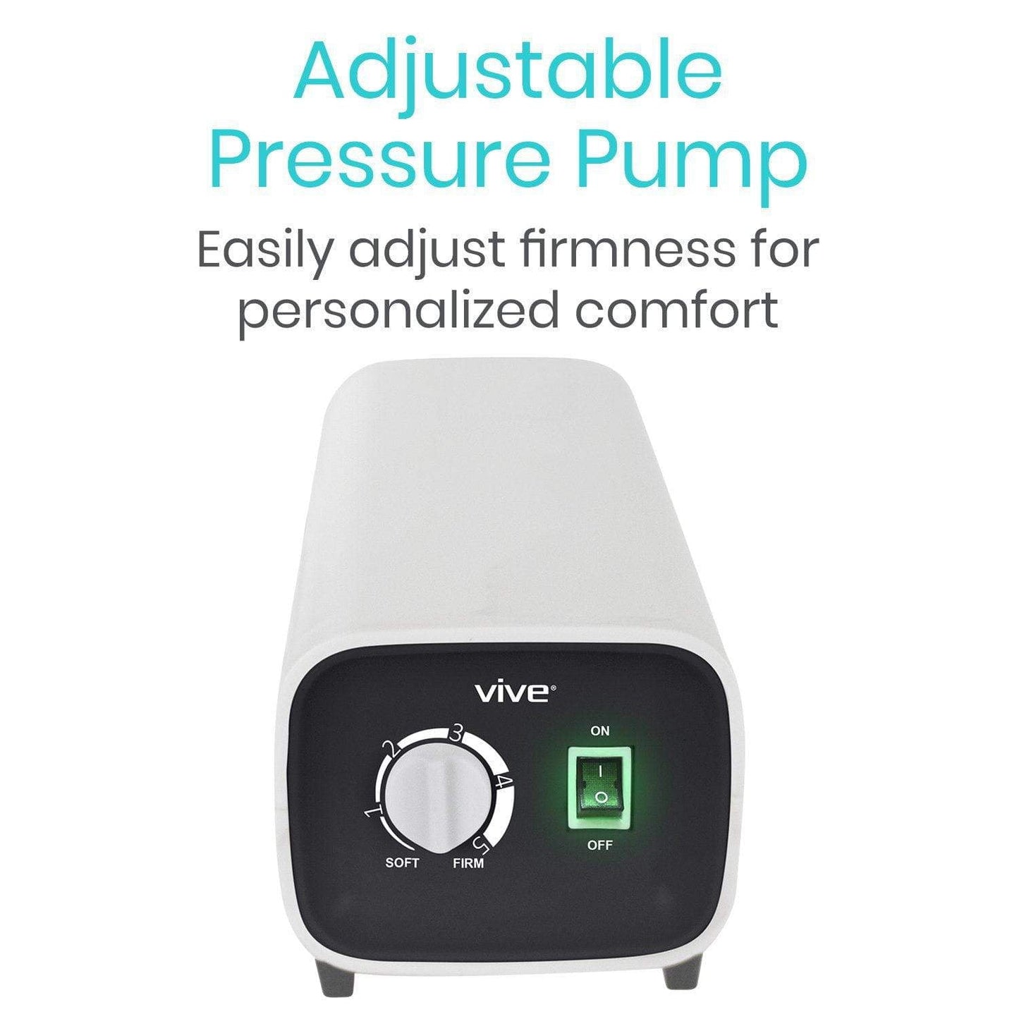 Vive Alternating Pressure Pad - Includes Mattress Pad and Electric Pump System