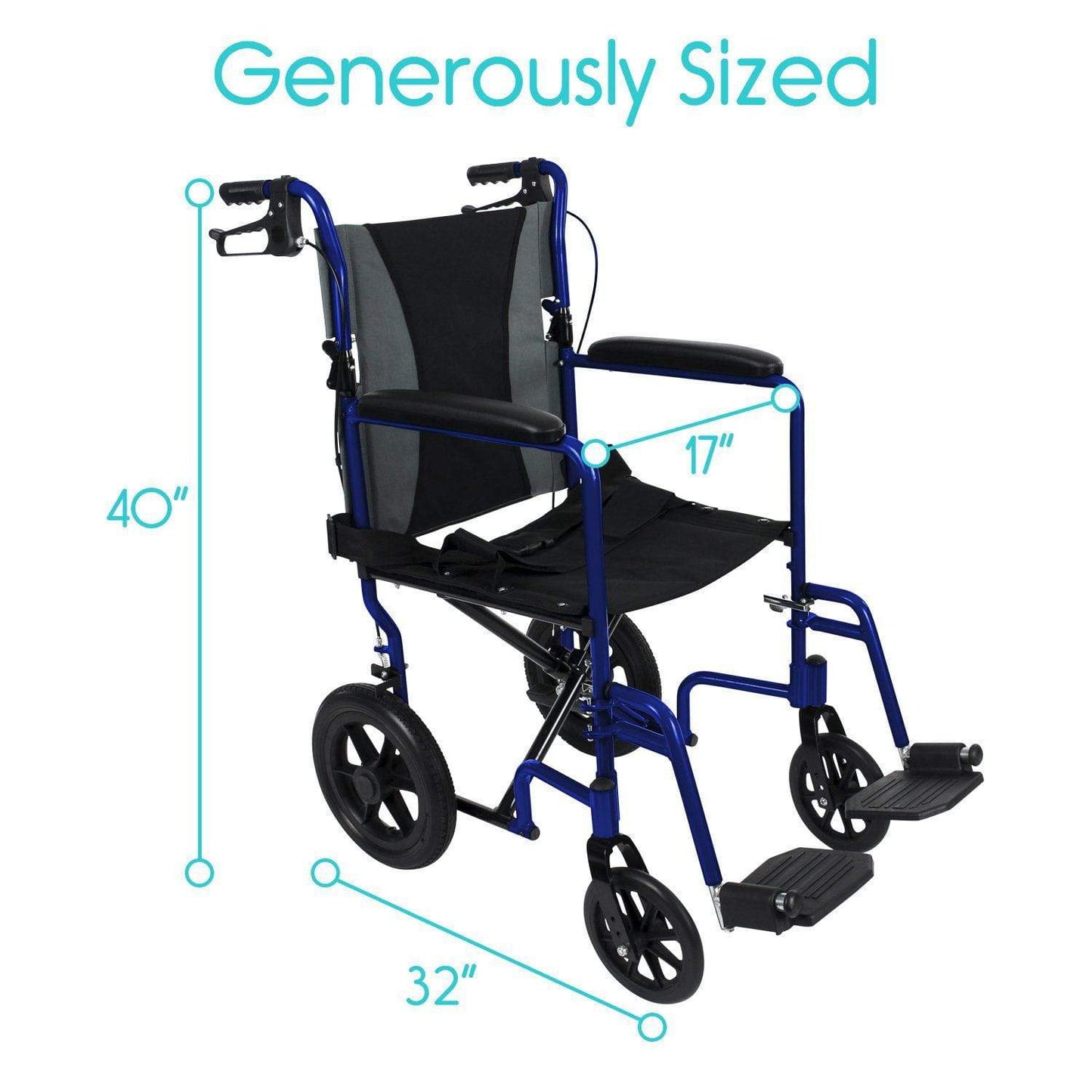 Vive transport wheel chair