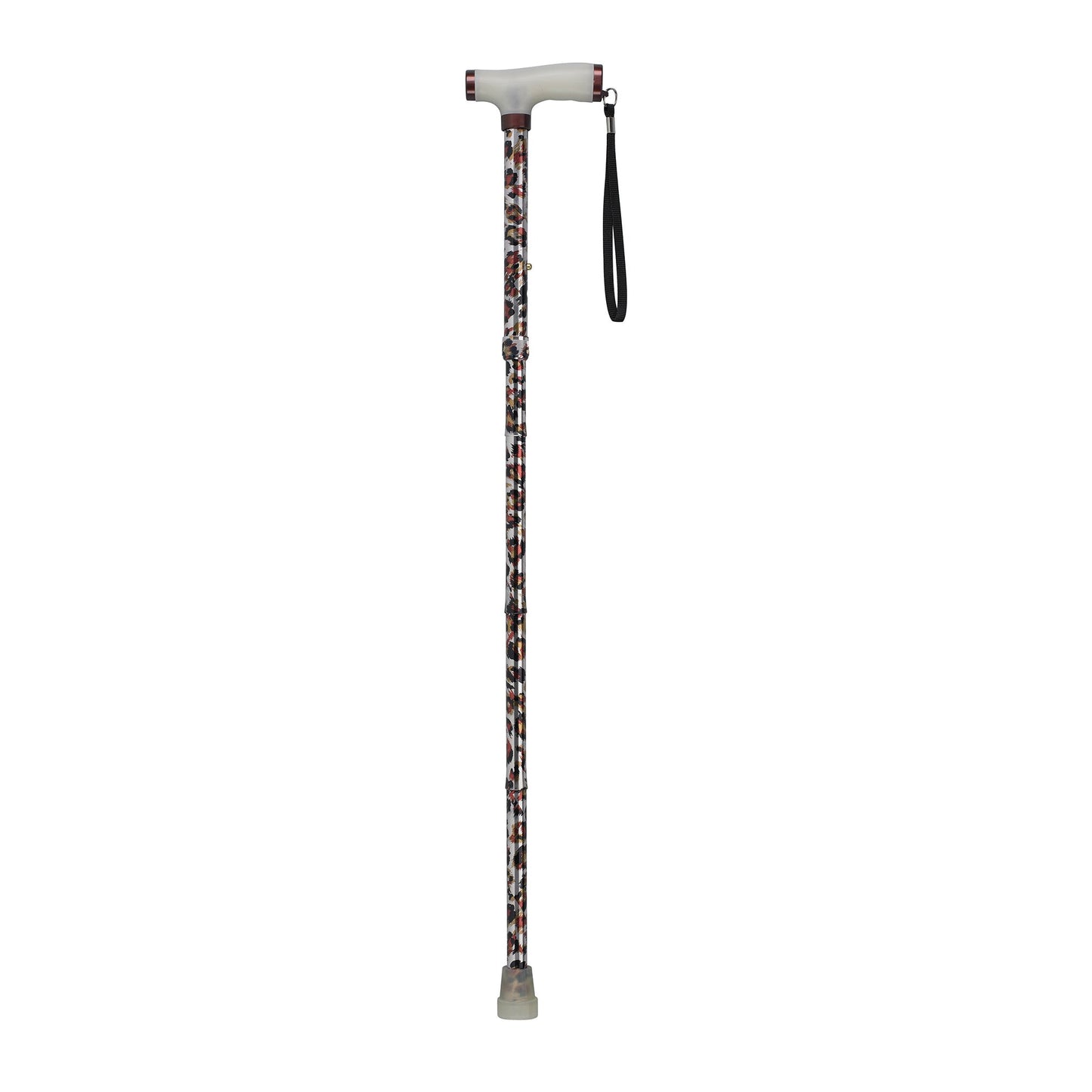 Folding Cane with Glow Gel Grip Handle by Drive Medical