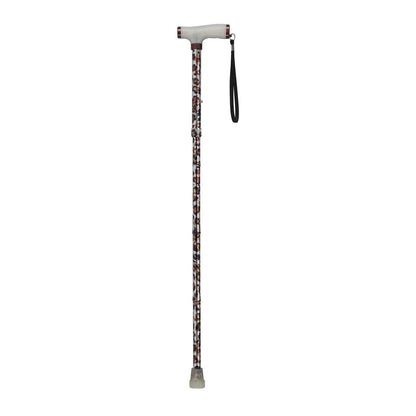 Folding Cane with Glow Gel Grip Handle by Drive Medical