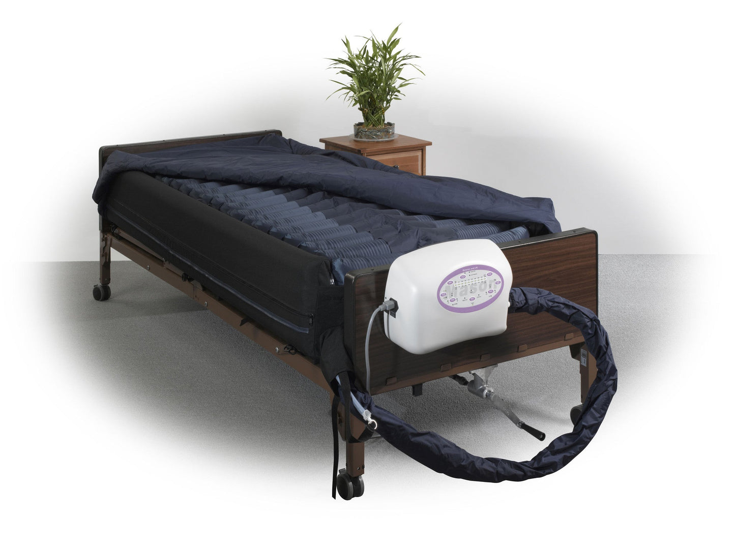 Lateral Rotation Mattress with on Demand Low Air Loss