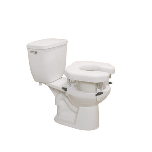 Drive Medical Padded Raised Toilet Seat Riser