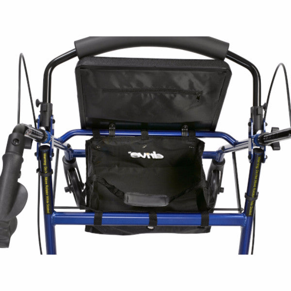 Drive Medical Foldable Aluminum Rollator with 6" Wheels