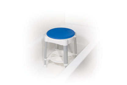 Bath Stool with Padded Rotating Seat