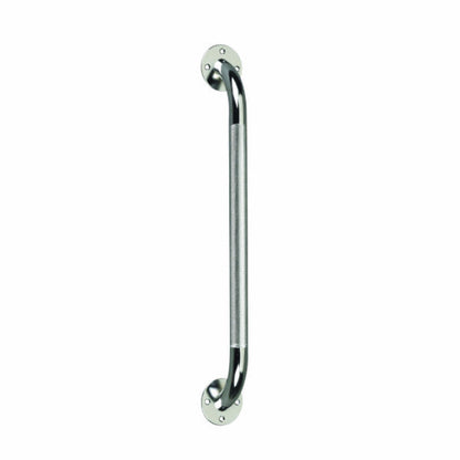 Drive Medical Chrome Knurled Grab Bar