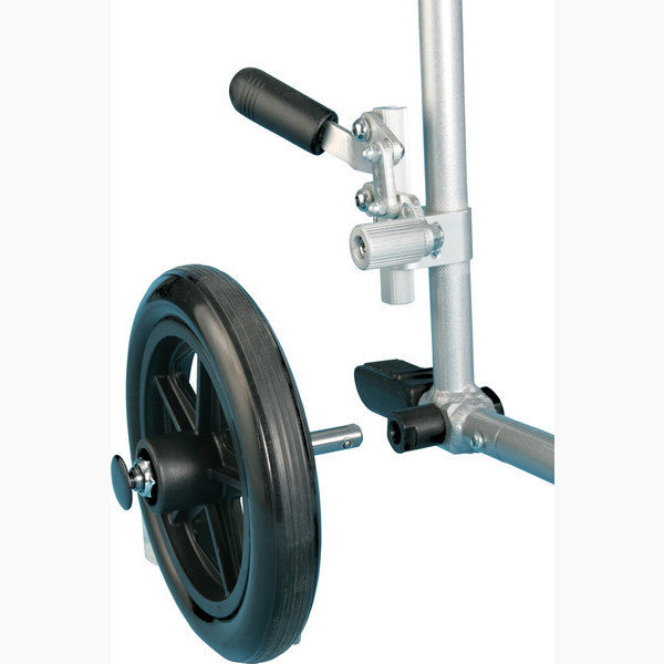 Flyweight Lightweight Transport Wheelchair with Removable Wheels